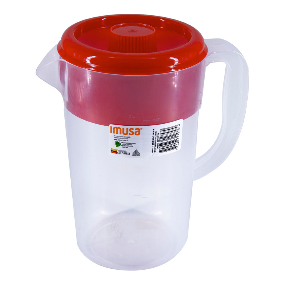 Jarra Imusa con Mezclador Tapa Roja 2 L - Surtido