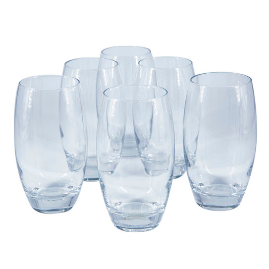 Vasos Long Barrel Pasabahce de 16 oz Vidrio 6 Piezas