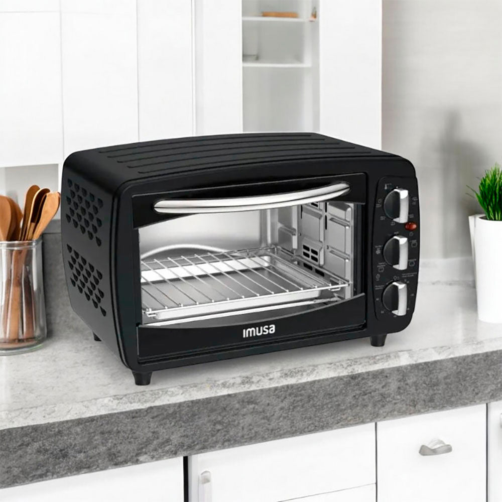 Horno-Tostador Imusa 5 En 1 / Negro
