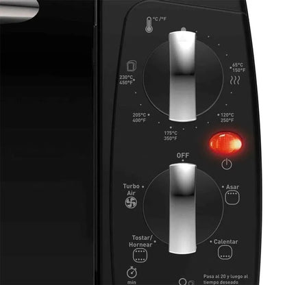 Horno-Tostador Imusa 5 En 1 / Negro