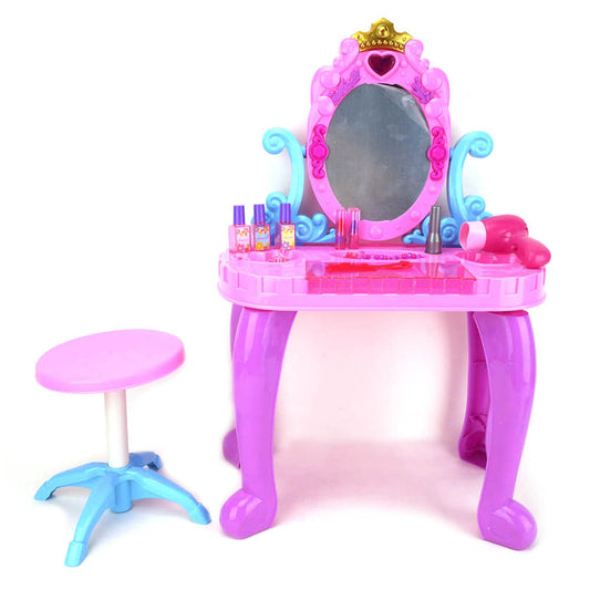 Juego De Peinadora Con Diseño De Corona