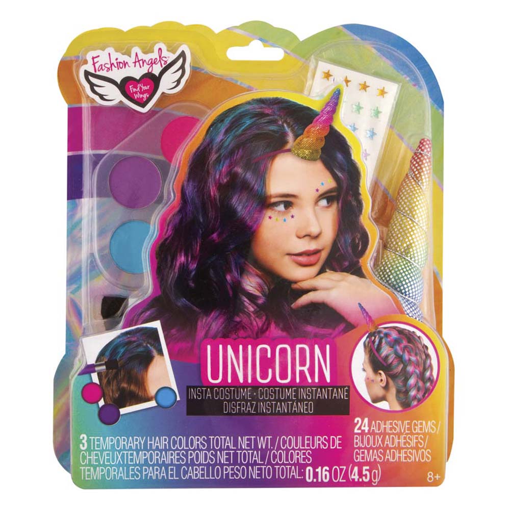 Diseños Para Cabello Fashion Angels Niña Unicornio