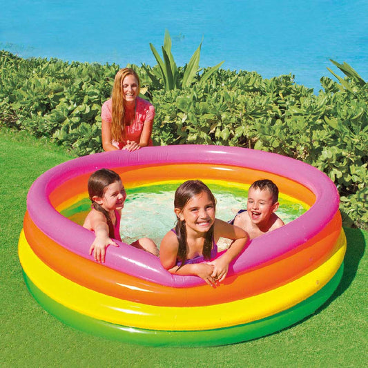 Piscina Inflable Intex 4 Aros Sunset 66" x 18"