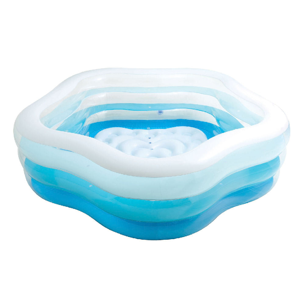 Piscina Inflable Intex 3 Aros Summer Color 185 cm x 180 cm x 53 cm