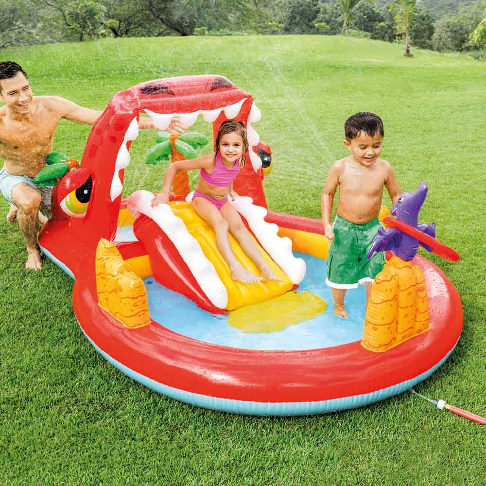 Centro De Juegos Acuático Intex Happy Dino