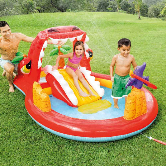 Centro De Juegos Acuático Intex Happy Dino