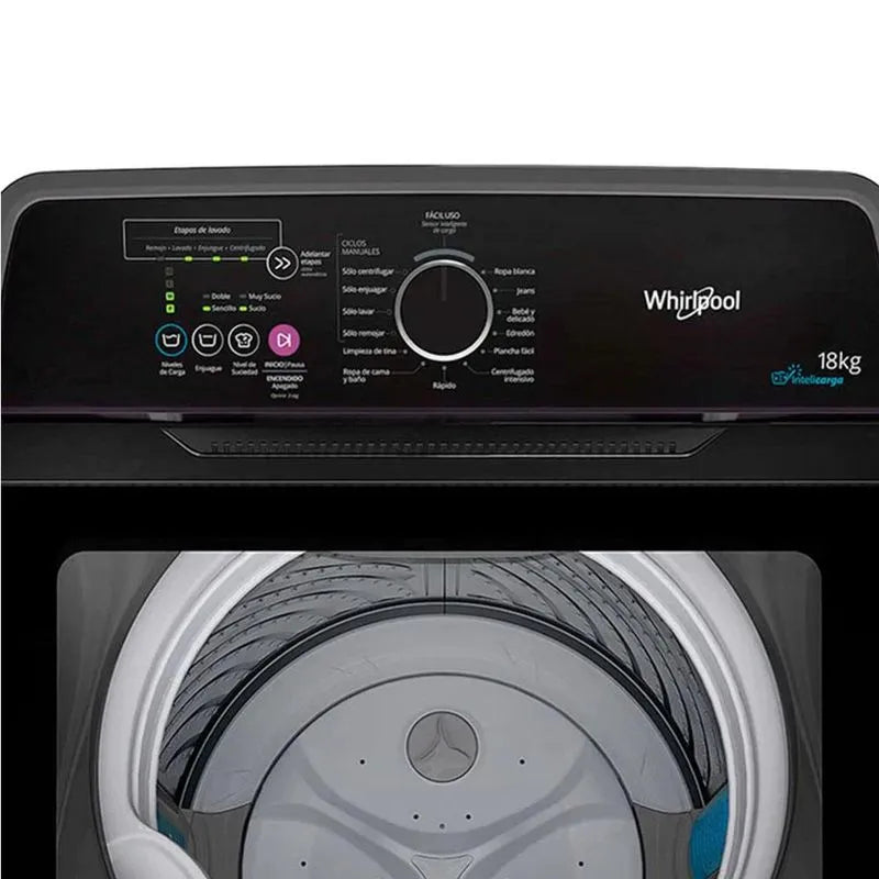 Lavadora Automática Whirlpool 18Kg / Impeller / Gris