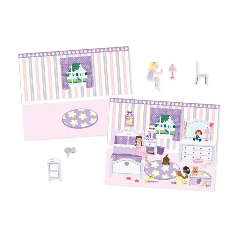 Libro de pegatinas reutilizables Melissa & Doug ¡Juega a las casitas!