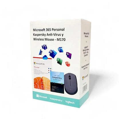 Microsoft 365 Personal + Kaspersky Standar + Mouse Logitech
