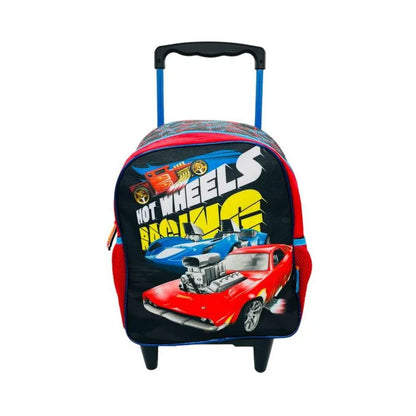 Mochila Con Rueditas Hot Wheels 14"
