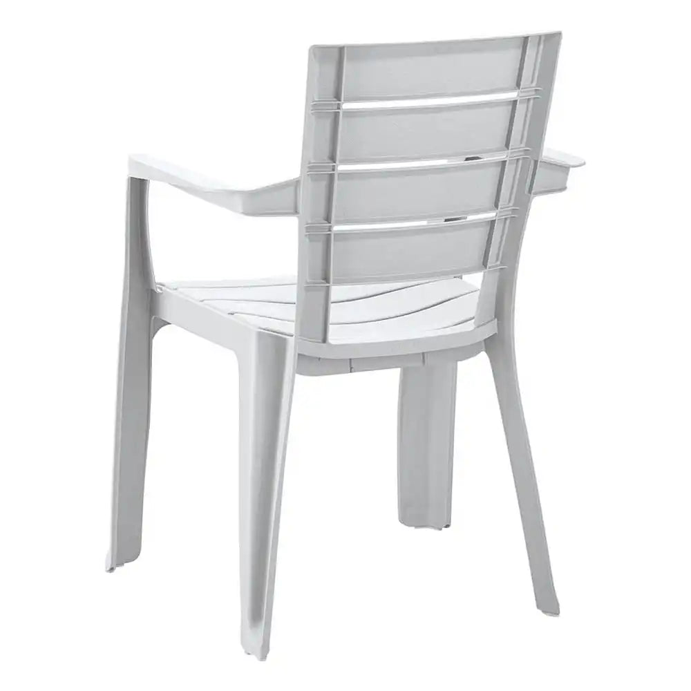 Silla Baru Plástica Rimax / Gris / Con Brazos