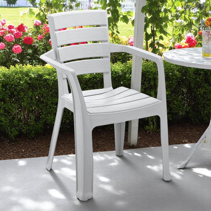 Silla Baru Plástica Rimax / Gris / Con Brazos