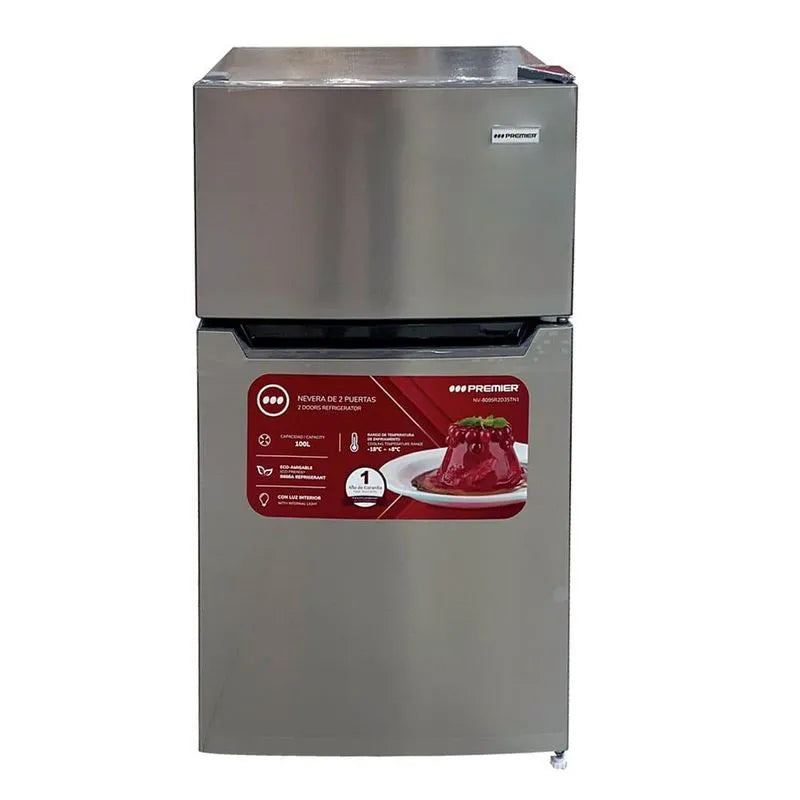 Refrigerador Premier 3.5 Pies Cúbicos Acero Inoxidable