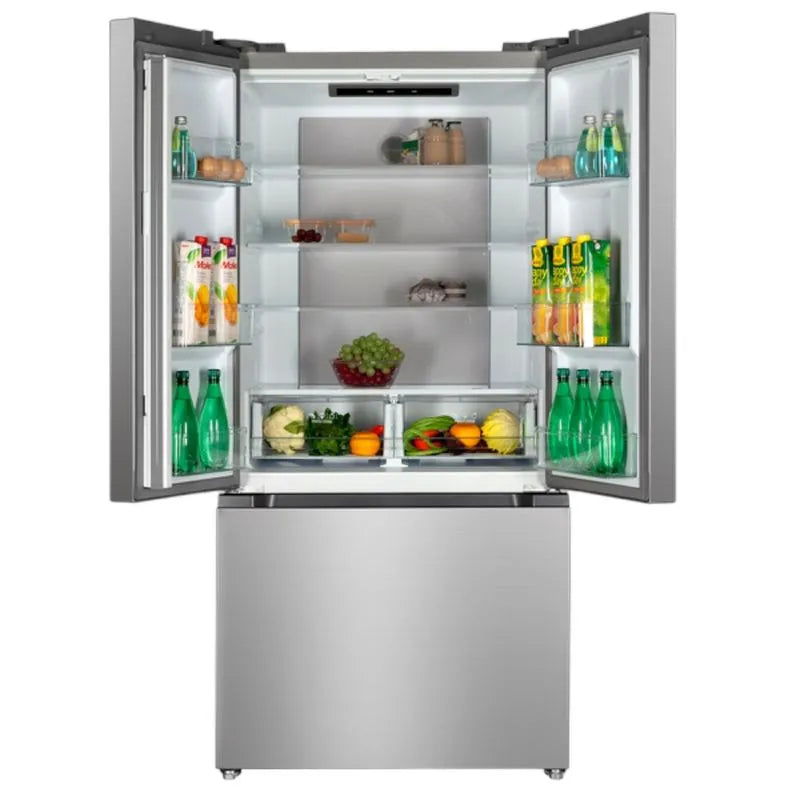 Refrigerador Nisato de 16.5 Pies Cúbicos / French Door / Gris Glaciar