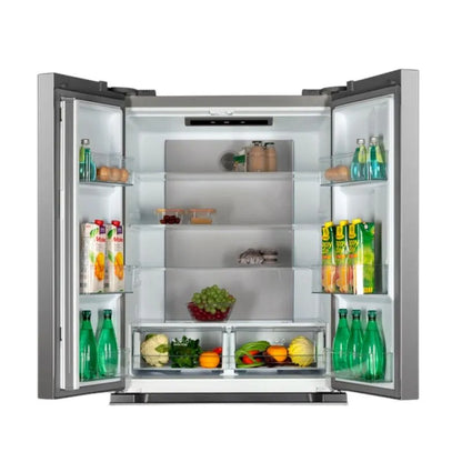 Refrigerador Nisato de 16.5 Pies Cúbicos / French Door / Gris Glaciar