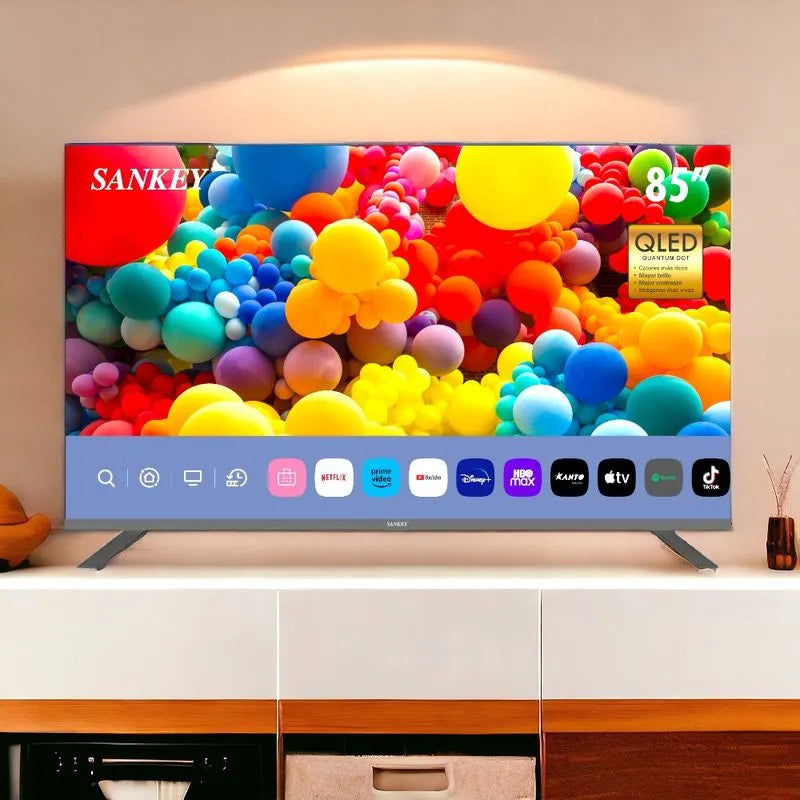 Televisor Sankey 85" / LED / Smart / Sin Marcos