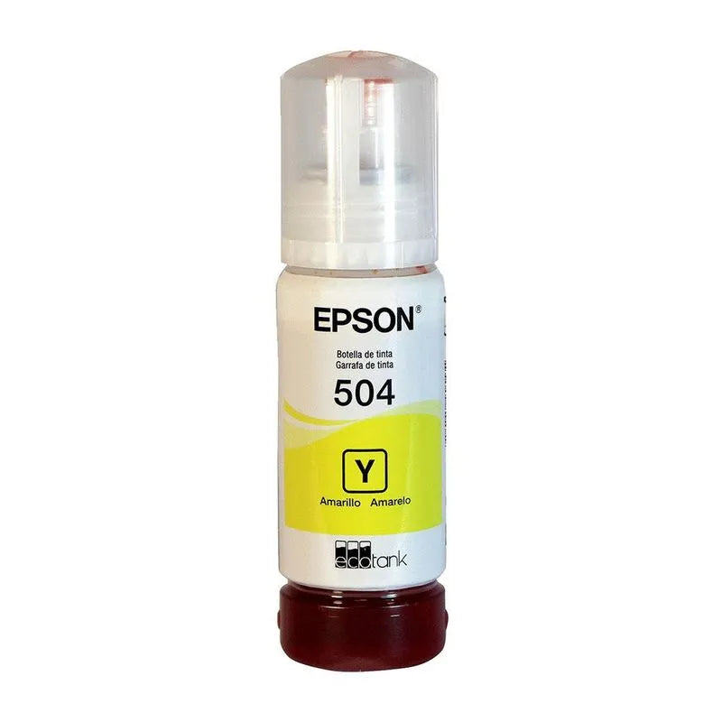 Tinta Para Impresora Epson 504 Amarillo