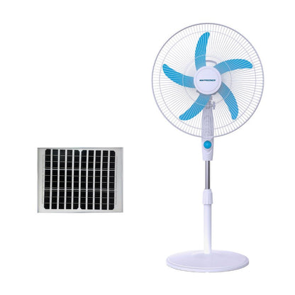 Abanico de Pedestal Premier de 16" Con Panel Solar / Azul - Premier - Titan.com.pa - 7453064744374