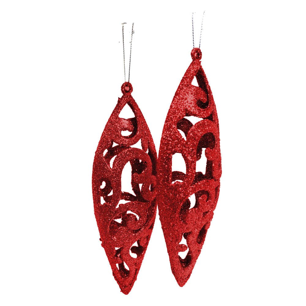 Adorno de Navidad Miró Christmas Ovalado 2 Piezas