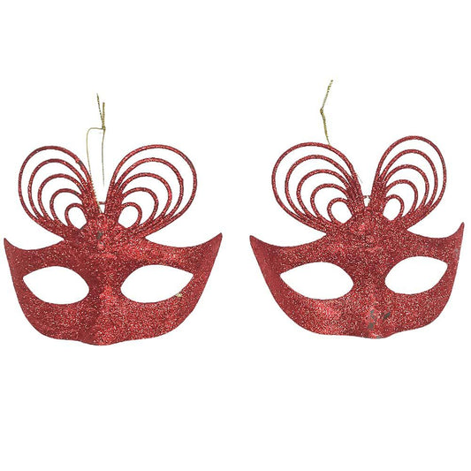 Adorno de Navidad Miró Christmas Para Árbol Mascaras 2 Piezas