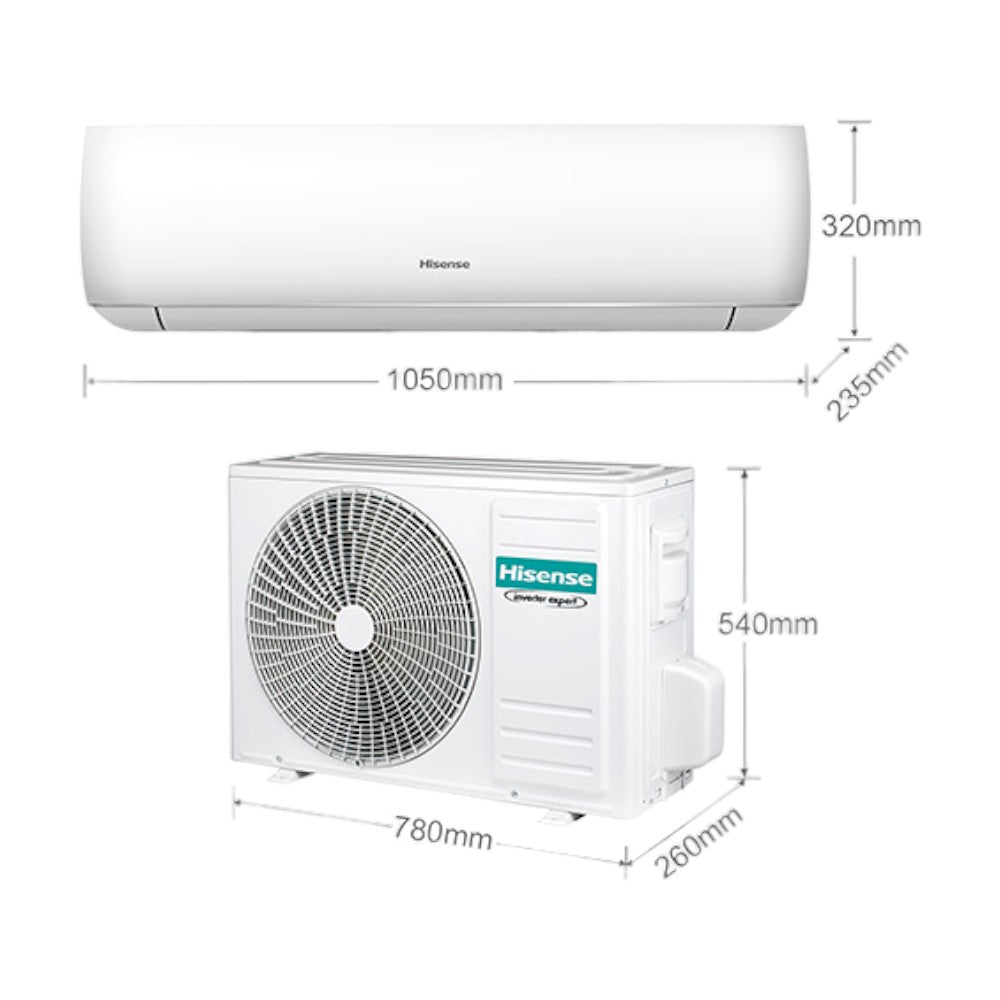 Aire Acondicionado Hisense 12000Btu / Inverter / Blanco - Hisense - Titan.com.pa - 6926597741949