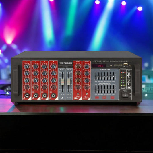 Amplificador Premier / 12000W / Karaoke - Premier - Titan.com.pa - 7453064742592
