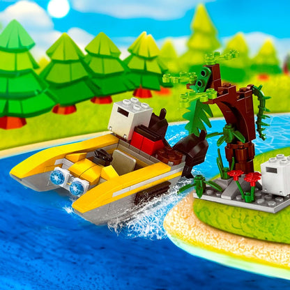 Bloques 120 Pieza Bosque - Cubic Adventure - Titan.com.pa - 2100000714841