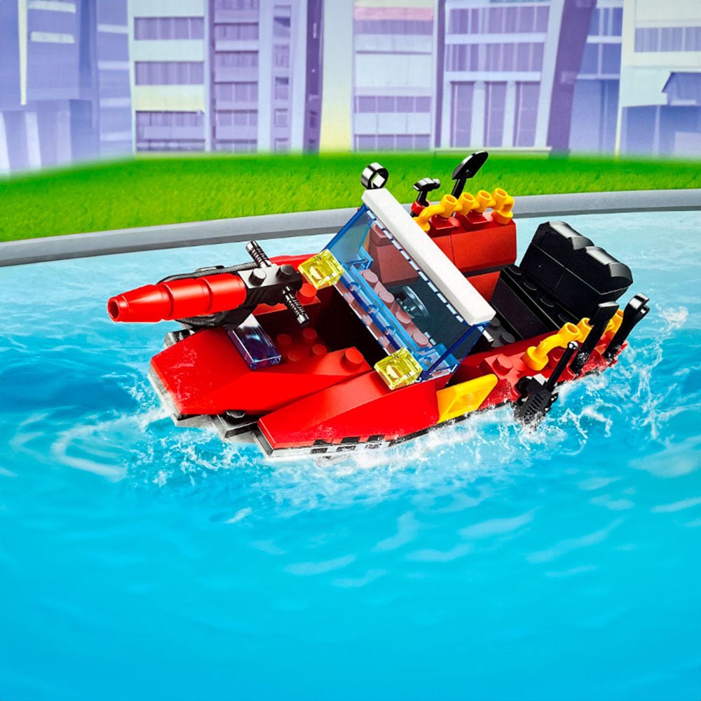 Bloques De Lancha De Bombero 98 Piezas - Cubic Adventure - Titan.com.pa - 2100000467280