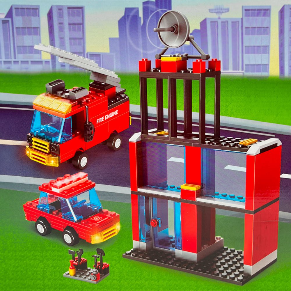 Bloques Estación De Bombero De 225 Piezas - Cubic Adventure - Titan.com.pa - 2100000055944
