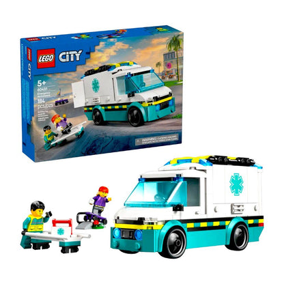 Bloques LEGO Ambulancia De Emergencia - Lego - Titan.com.pa - 673419403528
