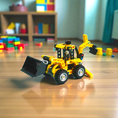 Bloques LEGO Cargadora Retroexcavadora - Lego - Titan.com.pa - 673419403108