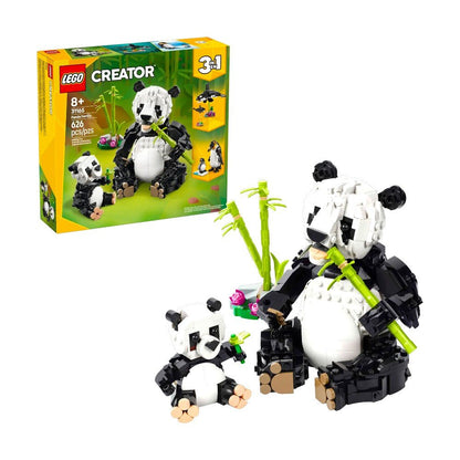 Bloques LEGO Fauna Salvaje: Familia de Pandas - Lego - Titan.com.pa - 673419407182