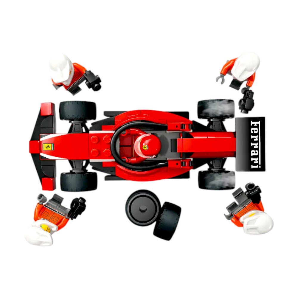 Bloques LEGO® Parada en Pits de F1® y Equipo de Mecánicos con Auto Ferrari - Lego - Titan.com.pa - 673419403467