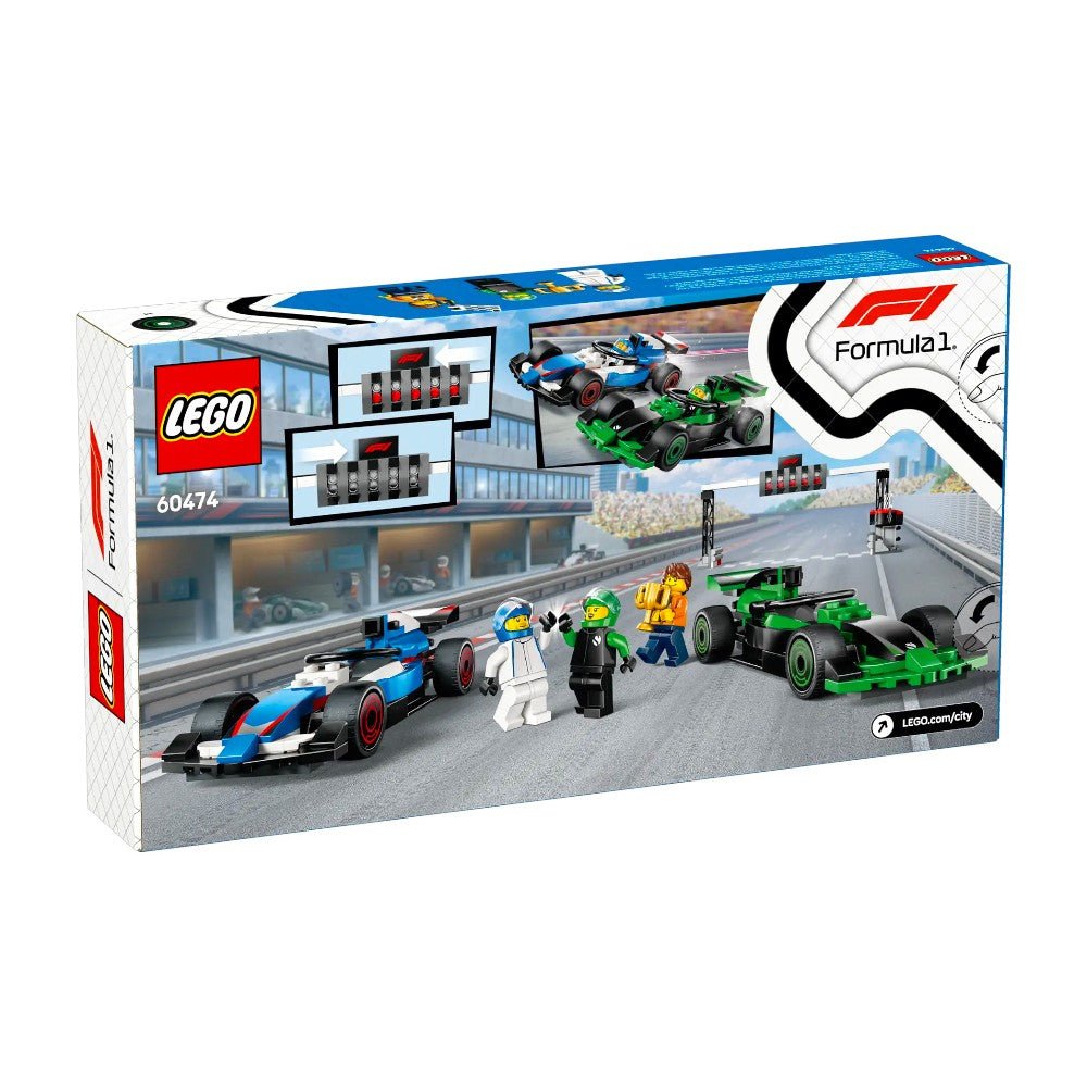 Bloques LEGO Parrilla de F1 con Autos de Carreras VCARB y Sauber - Lego - Titan.com.pa - 673419409704