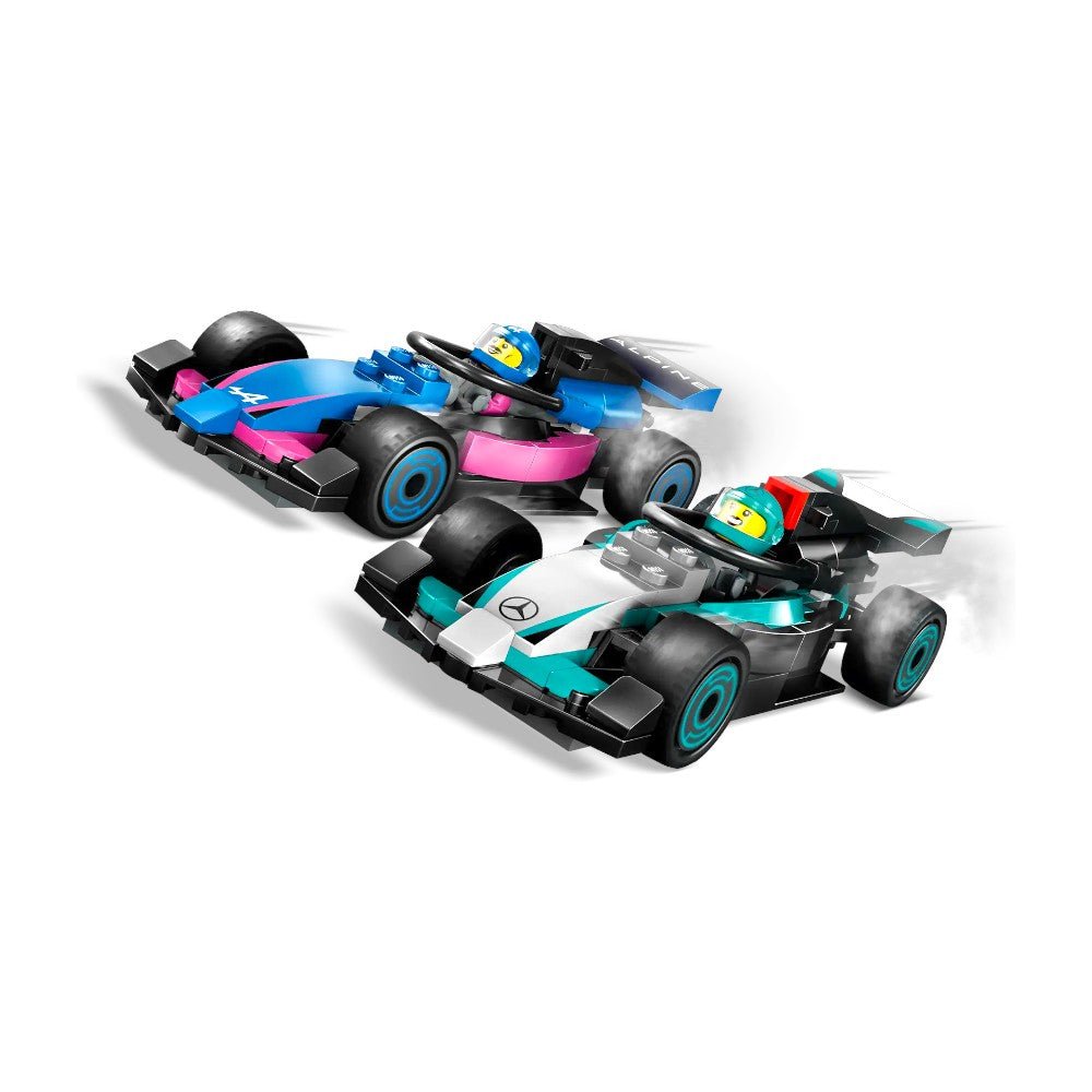 Bloques LEGO Taller de F1® con Autos Mercedes - AMG y Alpine - Lego - Titan.com.pa - 673419403474