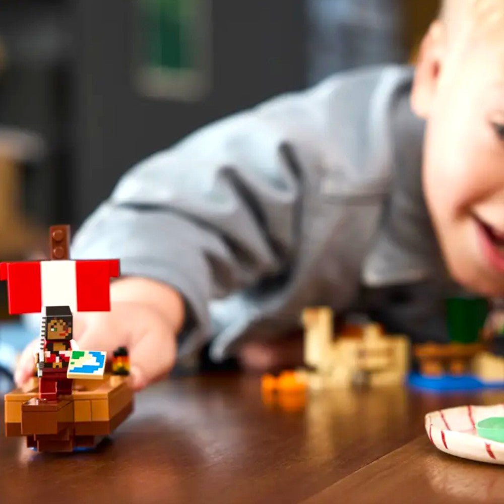 Bloques Minecraft LEGO / El Viaje en el Barco Pirata - Lego - Titan.com.pa - 673419388535