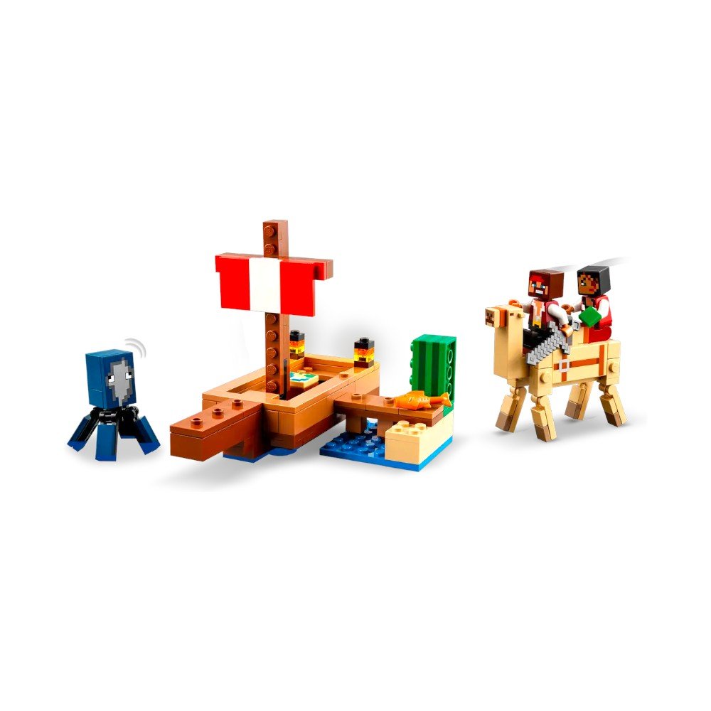 Bloques Minecraft LEGO / El Viaje en el Barco Pirata - Lego - Titan.com.pa - 673419388535