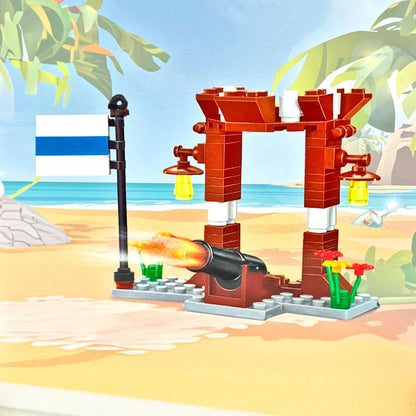 Bloques Piratas De 4 Diseños Surtido - Cubic Adventure - Titan.com.pa - 2100000863204