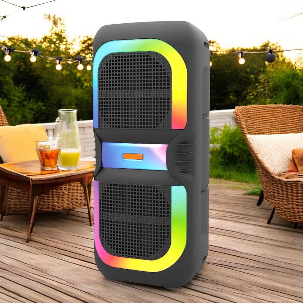 Bocina Portátil Sankey 2x8" / 16W / LED / Karaoke - Sankey - Titan.com.pa - 7453118903191