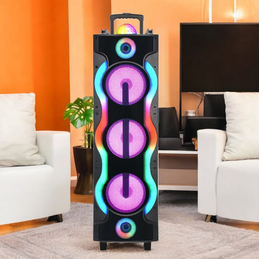 Bocina Premier 10"x3 / FM / BT / USB / Mic - Premier - Titan.com.pa - 7453064744459