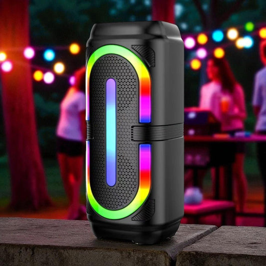 Bocina Recargable Premier 2x4" / FM / BT / USB / TF / Mic / TWS / Karaoke - Premier - Titan.com.pa - 7453064740918