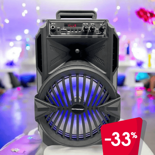 Bocina Recargable Premier 8" / Fm/Mic / 24000w - Premier - Titan.com.pa - 7453064745579