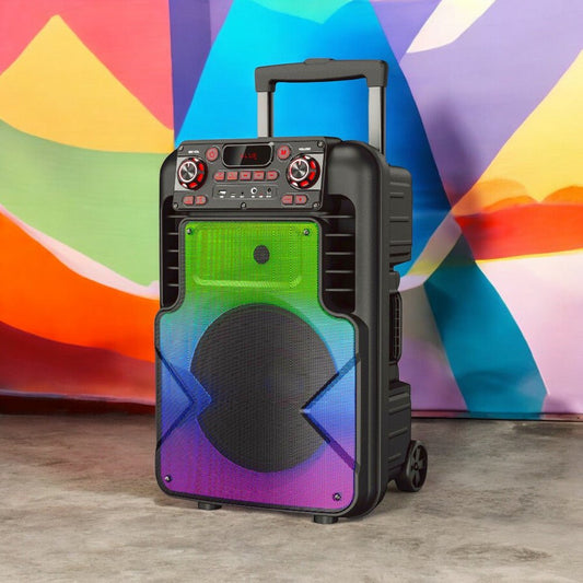 Bocina Sankey 12" / 50w / Bluetooth / LED / USB / FM / AUX / Karaoke - Sankey - Titan.com.pa - 7453118902330