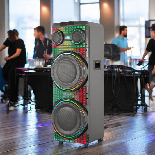 Bocina Sankey 12"X2 / Bluetooth / Karaoke - Sankey - Titan.com.pa - 7453118902637