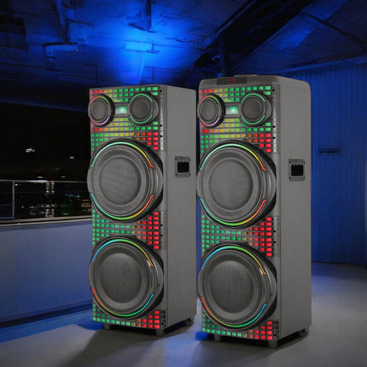 Bocinas Gemelas Sankey 12"x4 / Bluetooth / Karaoke - Sankey - Titan.com.pa - 7453118902644