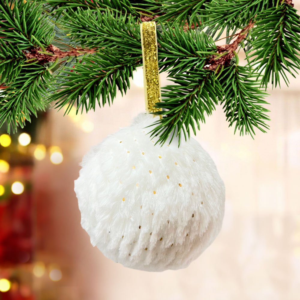 Bola Decorativa Navideña 8 Cm Blanco - CHRISTMAS ELEGANCE - Titan.com.pa - 2100000172580