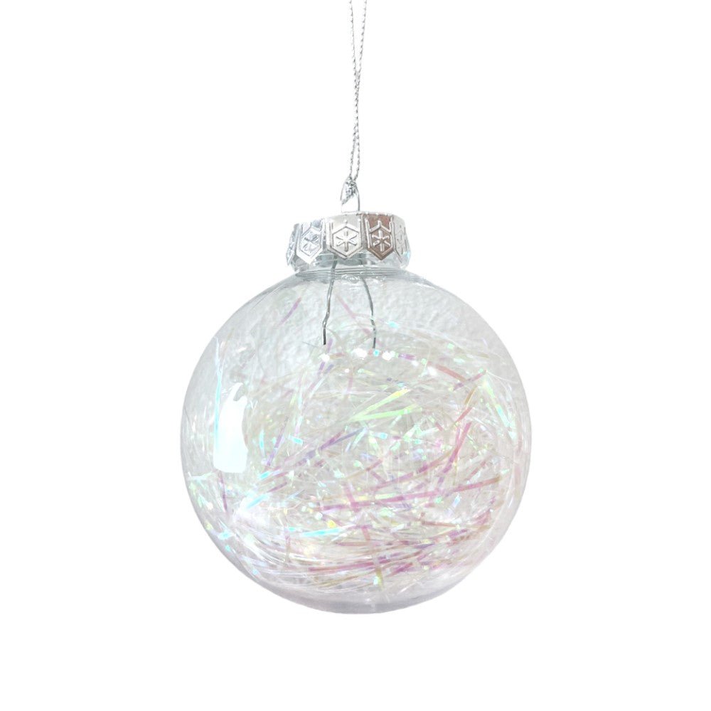 Bola Lisa Navideña Christmas Elegance de 8Cm / Iridescence Tinsel - Christmas Elegance - Titan.com.pa - 2100000684458
