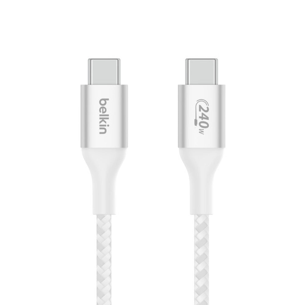 Cable Usb - C Belkin 240W / 2Mt / Blanco - Belkin - Titan.com.pa - 745883859078