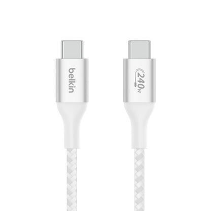 Cable Usb - C Belkin 240W / 2Mt / Blanco - Belkin - Titan.com.pa - 745883859078