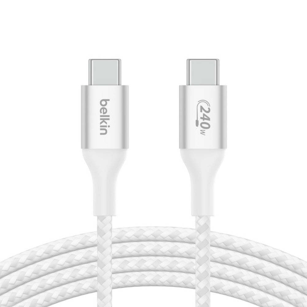 Cable Usb - C Belkin 240W / 2Mt / Blanco - Belkin - Titan.com.pa - 745883859078